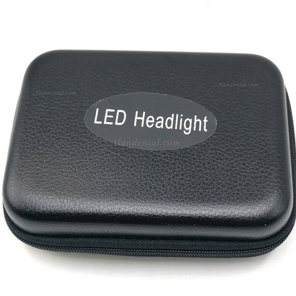 Dental 3W Wireless LED HeadLight with Optical Filter for Binocular Loupes